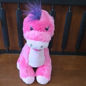 Pink Plush Dinosaur Toy